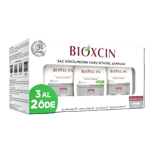 پک 3 عددی شامپو ضد ریزش بایوکسین Genesis مخصوص موهای چرب 300 میلیلیتر | Bioxcin Genesis
