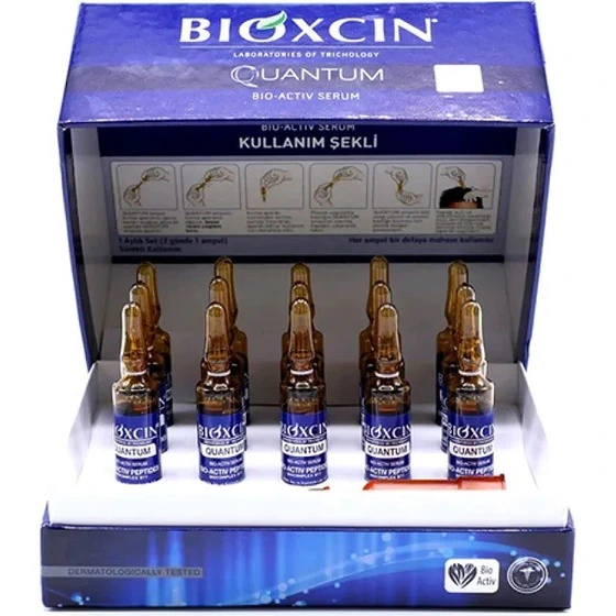 سرم آمپولی ضد ریزش مو بایوکسین Quantum 15×6 میلیلیتر | Bioxcin Quantum Serum - تصویر 2