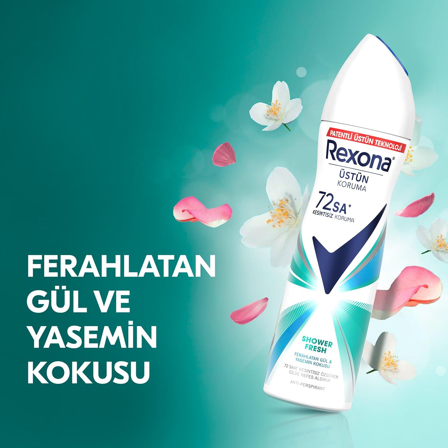 اسپری ضد تعریق زنانه رکسونا Shower Fresh حجم 150 میلیلیتر | Rexona - تصویر 3