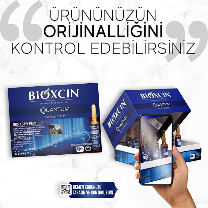 سرم آمپولی ضد ریزش مو بایوکسین Quantum 15×6 میلیلیتر | Bioxcin Quantum Serum - تصویر 6