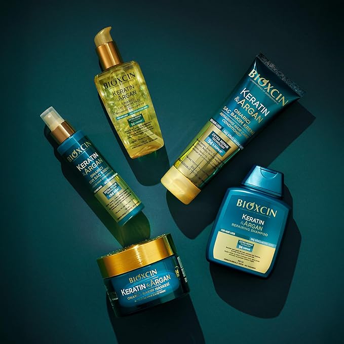 پک 3 عددی شامپو ترمیمکننده بایوکسین کراتین و آرگان 300 میلیلیتر | Bioxcin Keratin & Argan - تصویر 3