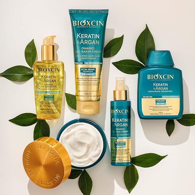 پک 3 عددی شامپو ترمیمکننده بایوکسین کراتین و آرگان 300 میلیلیتر | Bioxcin Keratin & Argan - تصویر 5