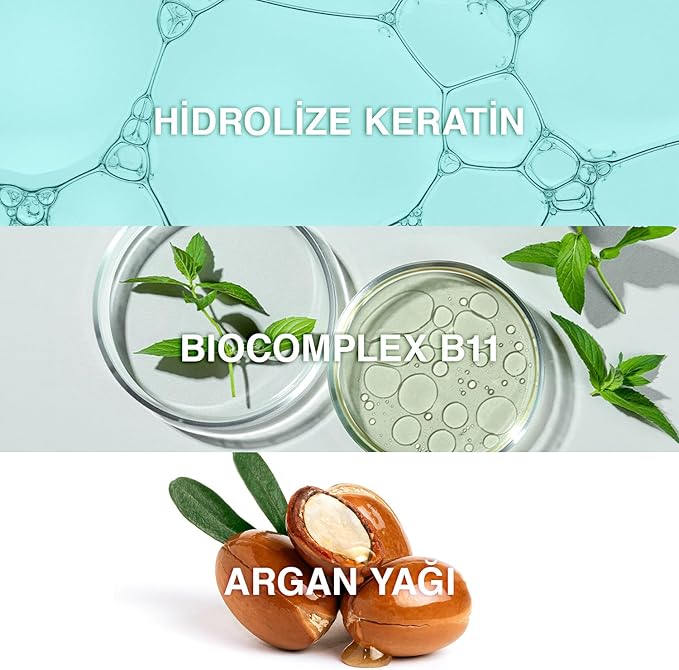 پک 3 عددی شامپو ترمیمکننده بایوکسین کراتین و آرگان 300 میلیلیتر | Bioxcin Keratin & Argan - تصویر 6