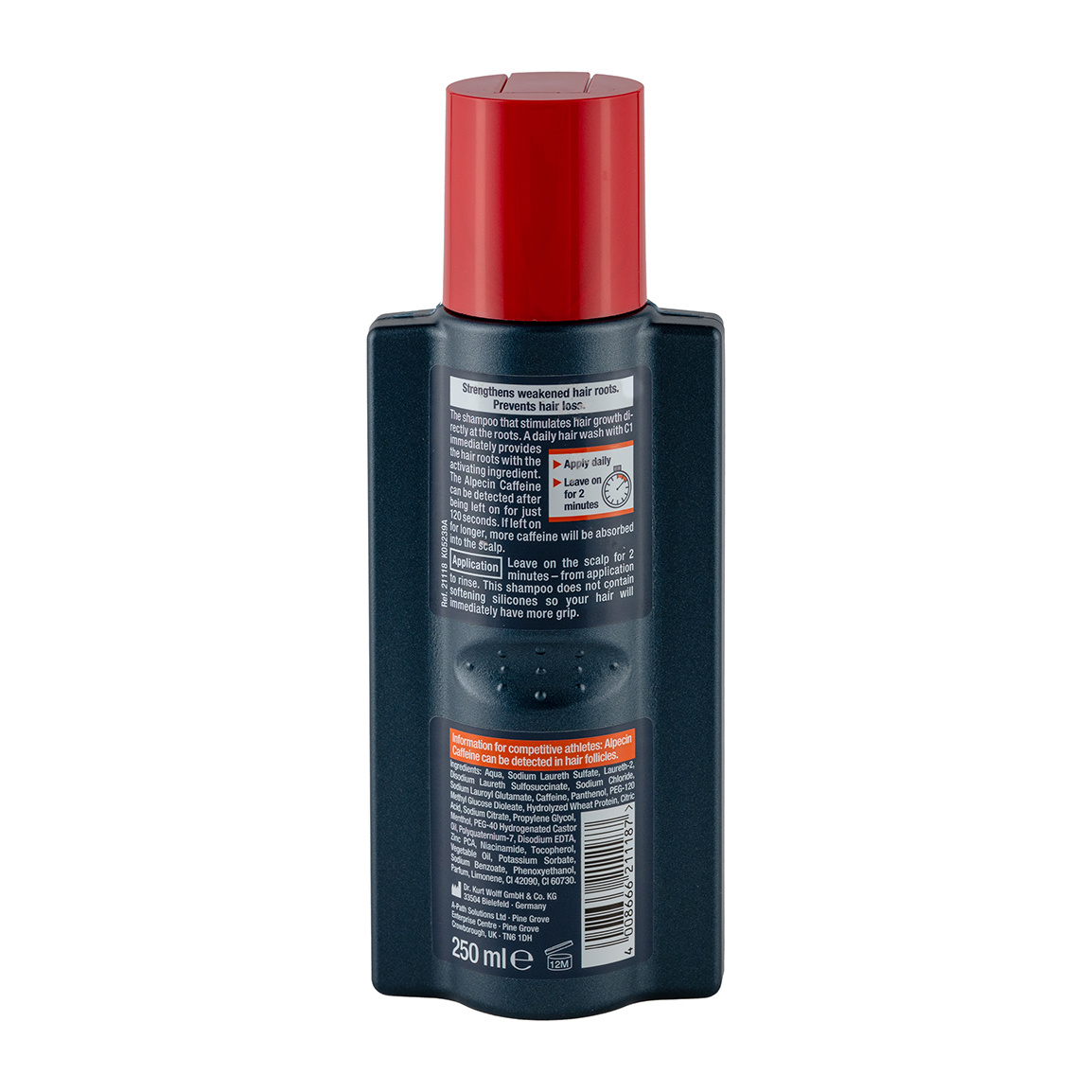 شامپو ضد ریزش آلپسین کافئین C1 | Alpecin Caffeine Shampoo 250ml - تصویر 3