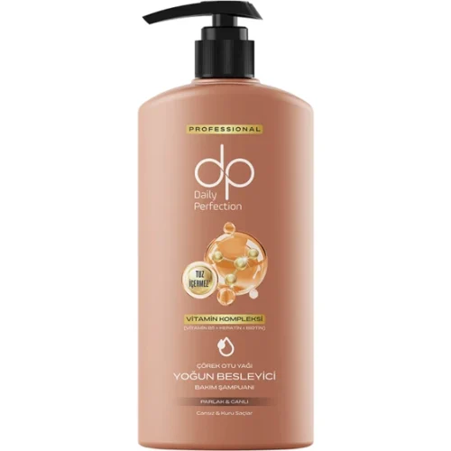 شامپو بدون سولفات روغن سیاه دانه دی پی دیلی پرفکشن 800 میلیلیتر | DP Daily Perfection Black Seed Oil Salt-Free Shampoo
